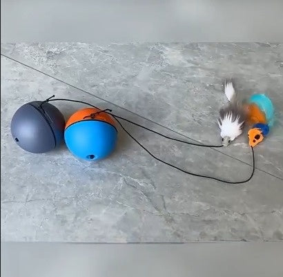 Interactive Cat Toys Ball Automatic Fast Rolling