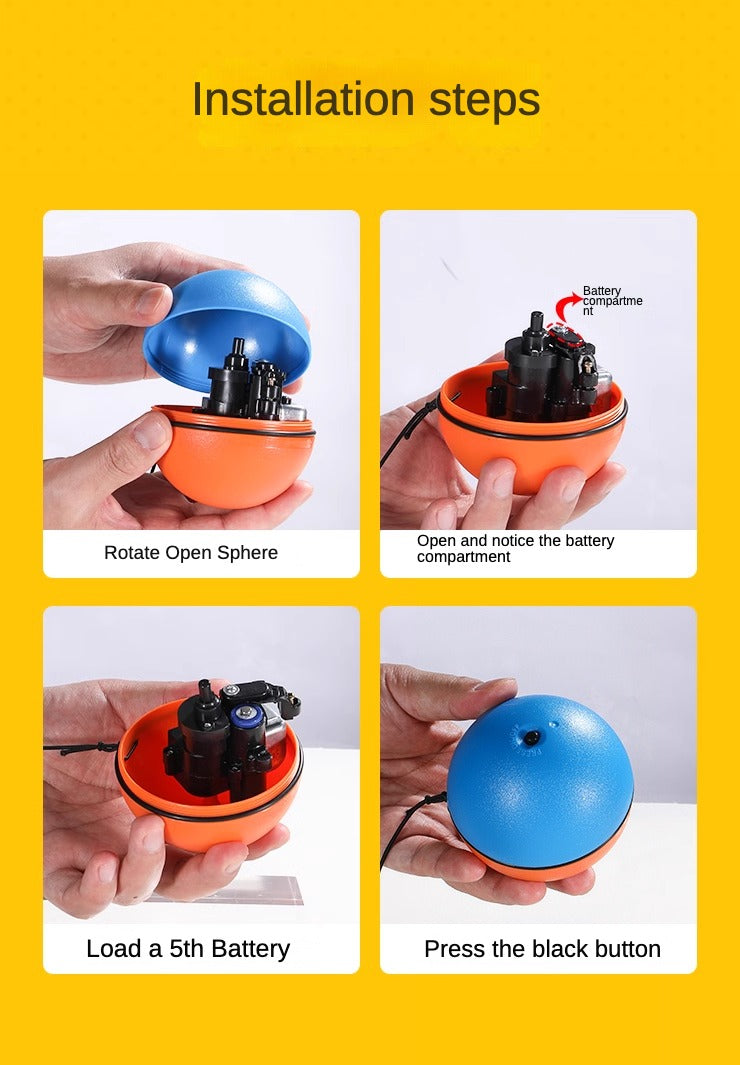 Interactive Cat Toys Ball Automatic Fast Rolling